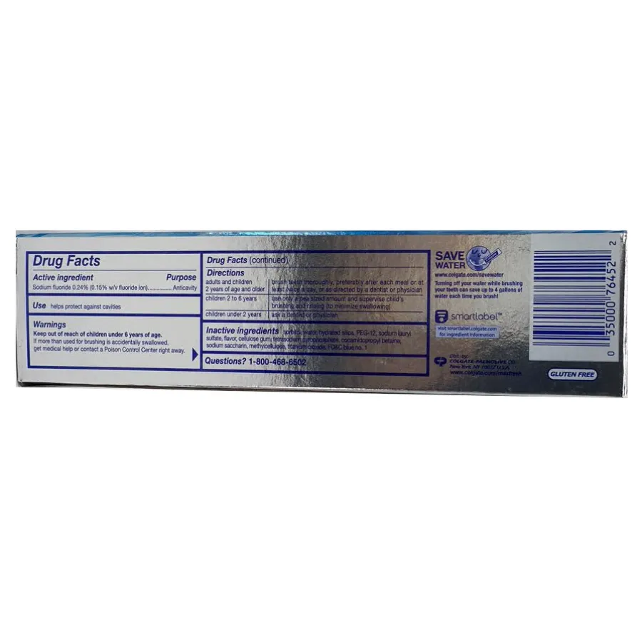Colgate Max Fresh Toothpaste with Mini Breath Strips Cool Mint 6 oz