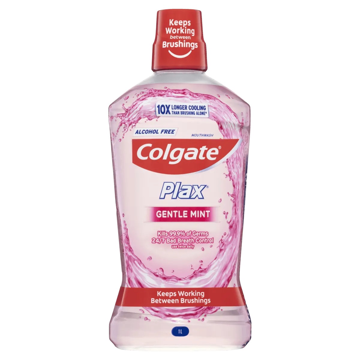 Colgate Plax Gentle Mint Antibacterial Mouthwash 1L
