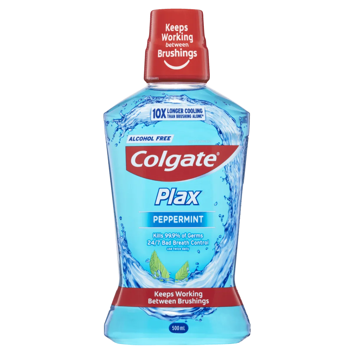 Colgate Plax Peppermint Antibacterial Mouthwash 500mL