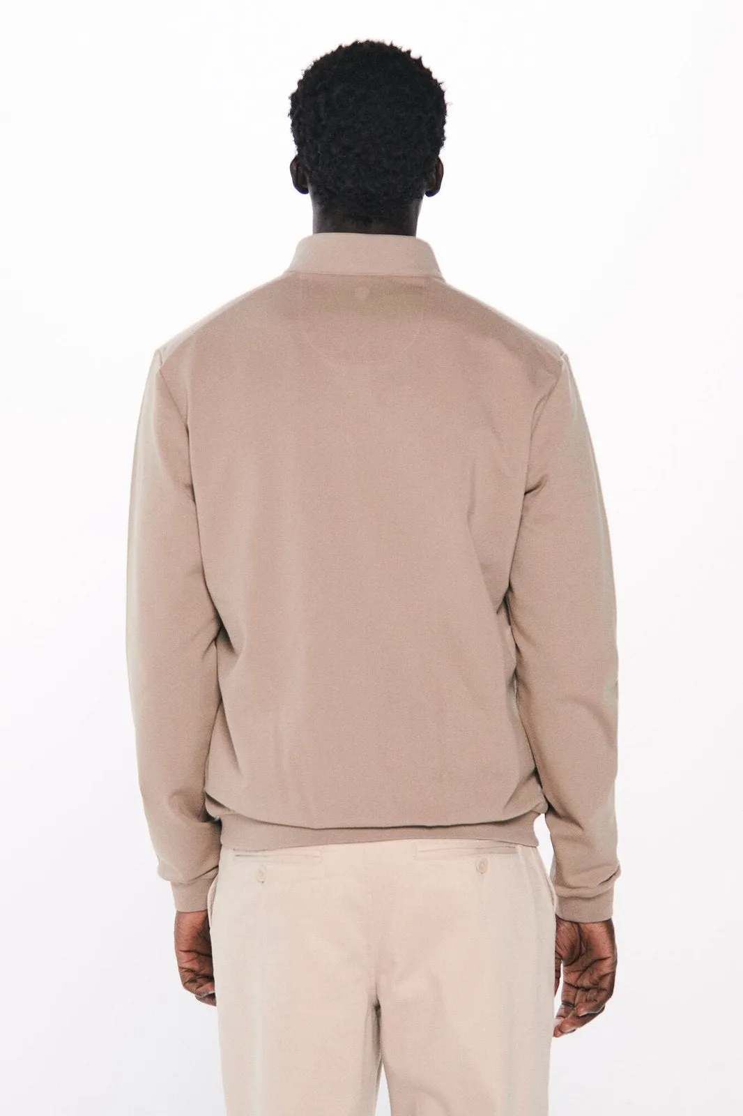 Combined Quilted Jacket - Sand