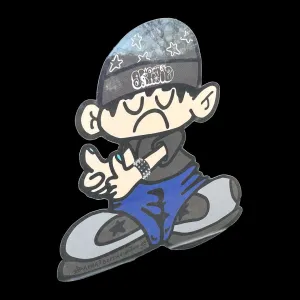 COOL BOY STICKER - STAR BEANIE BOY