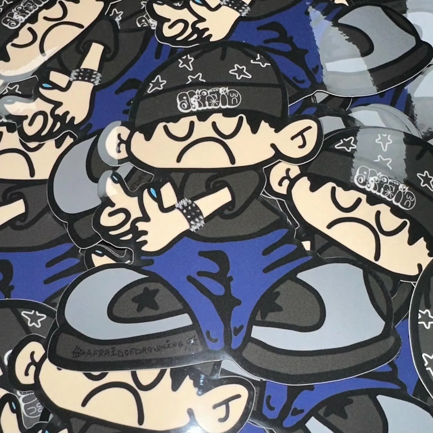 COOL BOY STICKER - STAR BEANIE BOY