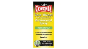 Covonia Sore Throat 0.2%/0.05% w/v Oromucosal Menthol Spray 30 ml
