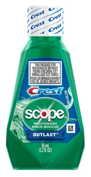 Crest Scope Mouthwash Outlast 36ml