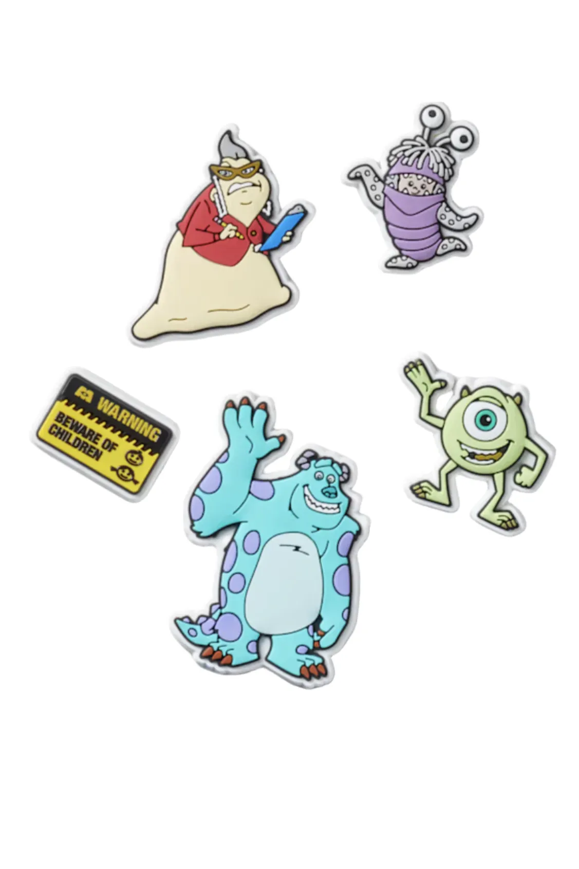 CROCS MONSTERS INC JIBBITZ CHARMS 5PK - MULTI