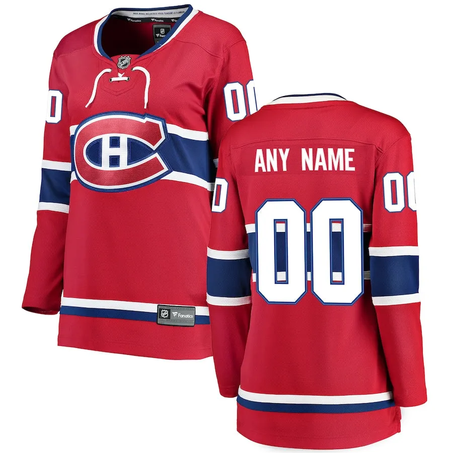 CUSTOMIZED WOMEN'S BREAKAWAY JERSEY MONTREAL CANADIENS