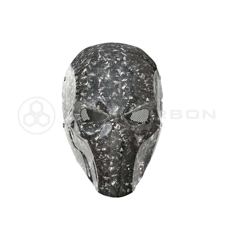 Deathstroke Mask Real Forged Carbon Fiber