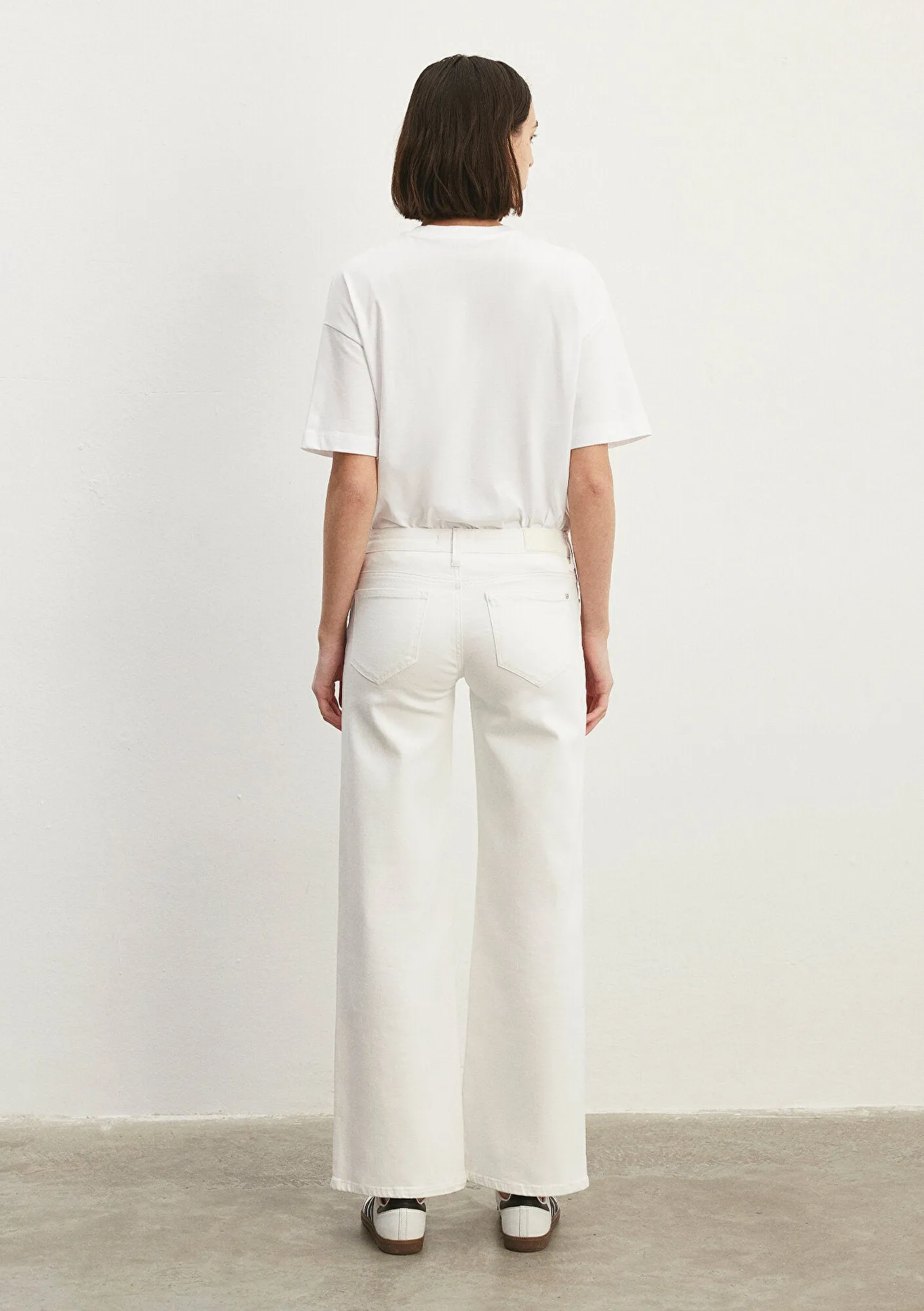 Deli Dolu White Stretch Jean Pants