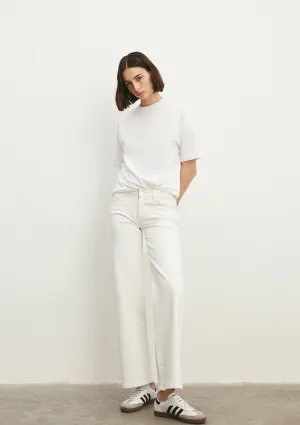 Deli Dolu White Stretch Jean Pants