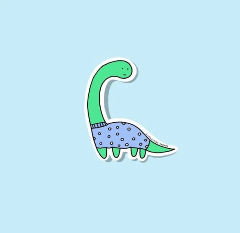 Dino vinyl sticker