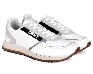 DKNY Men's Runner Mixed Media Lace Up Sneaker