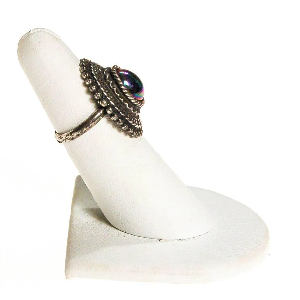 Dragons Breath Cabochon Rhinestone Statement Ring
