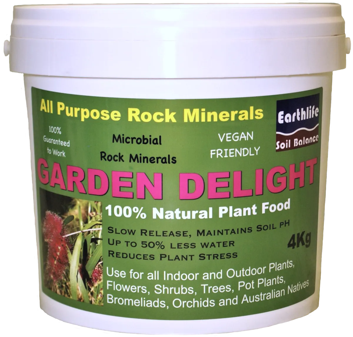 Earthlife Garden Delight Organic All Purpose Rock Mineral Fertilizer 4Kg