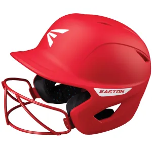 Easton Ghost Matte Solid Batting Helmet with Mask: GHOSTMT