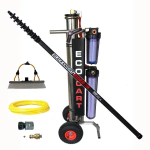 ECO 3 Stage RODI Cart   39FT Black Knight Rider Oval Pole - SHIPS FREE