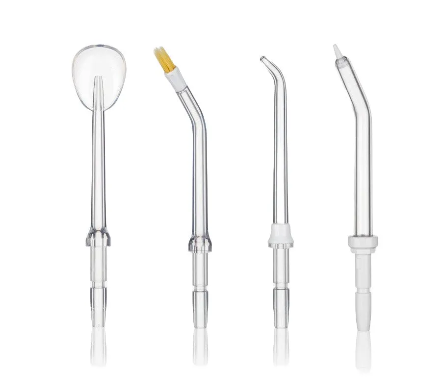 Edel & White Flosserpik Power Spa: Assorted Replacement Nozzles/Tips: Packet of Assorted Four