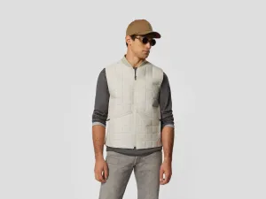 Endurance Vest Linen Quilted Vest - Ecru