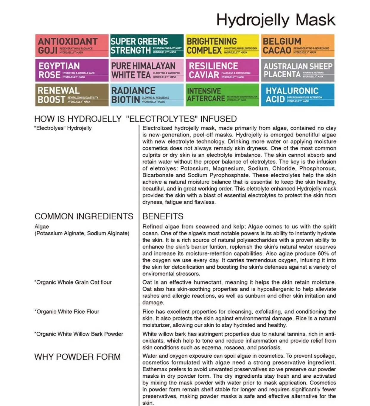 Esthemax Hydrojelly Intensive Aftercare