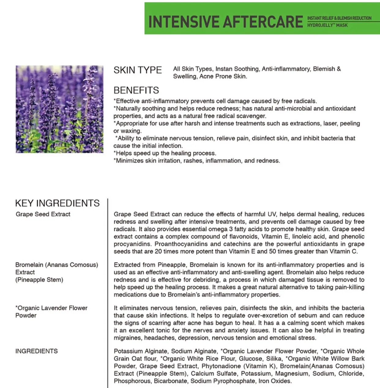 Esthemax Hydrojelly Intensive Aftercare