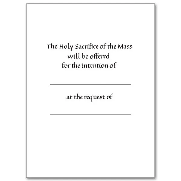Eucharistic Symbols Mass Card Greeting Card