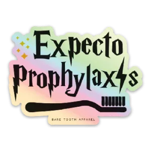 Expecto Prophylaxis Holographic Sticker