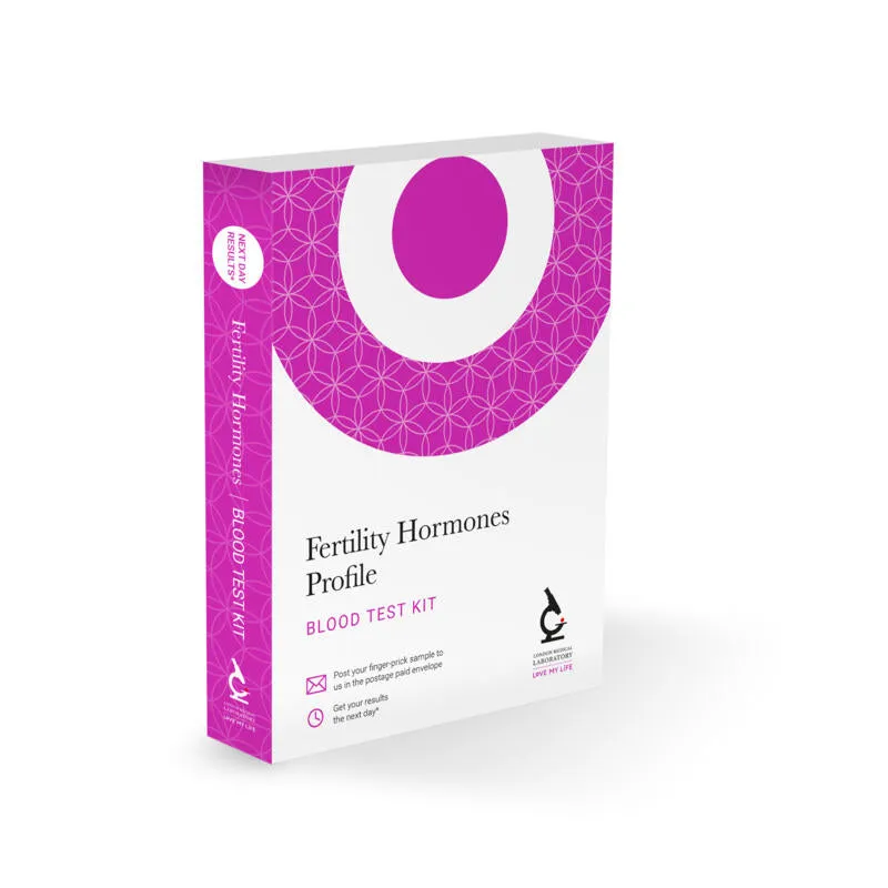Fertility Hormones Profile 5 health indicators in stroe/home