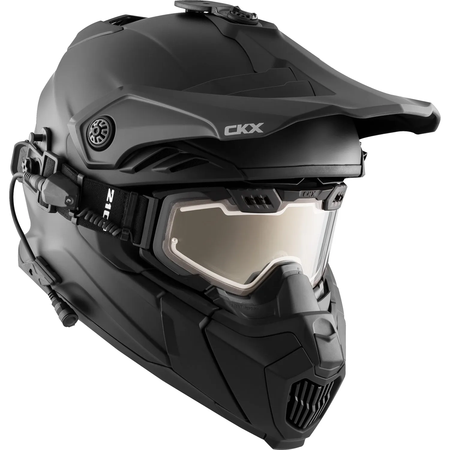 FIBERGLASS SOLID HELMET -  TITAN AIR FLOW - ELECTRIC COMBO