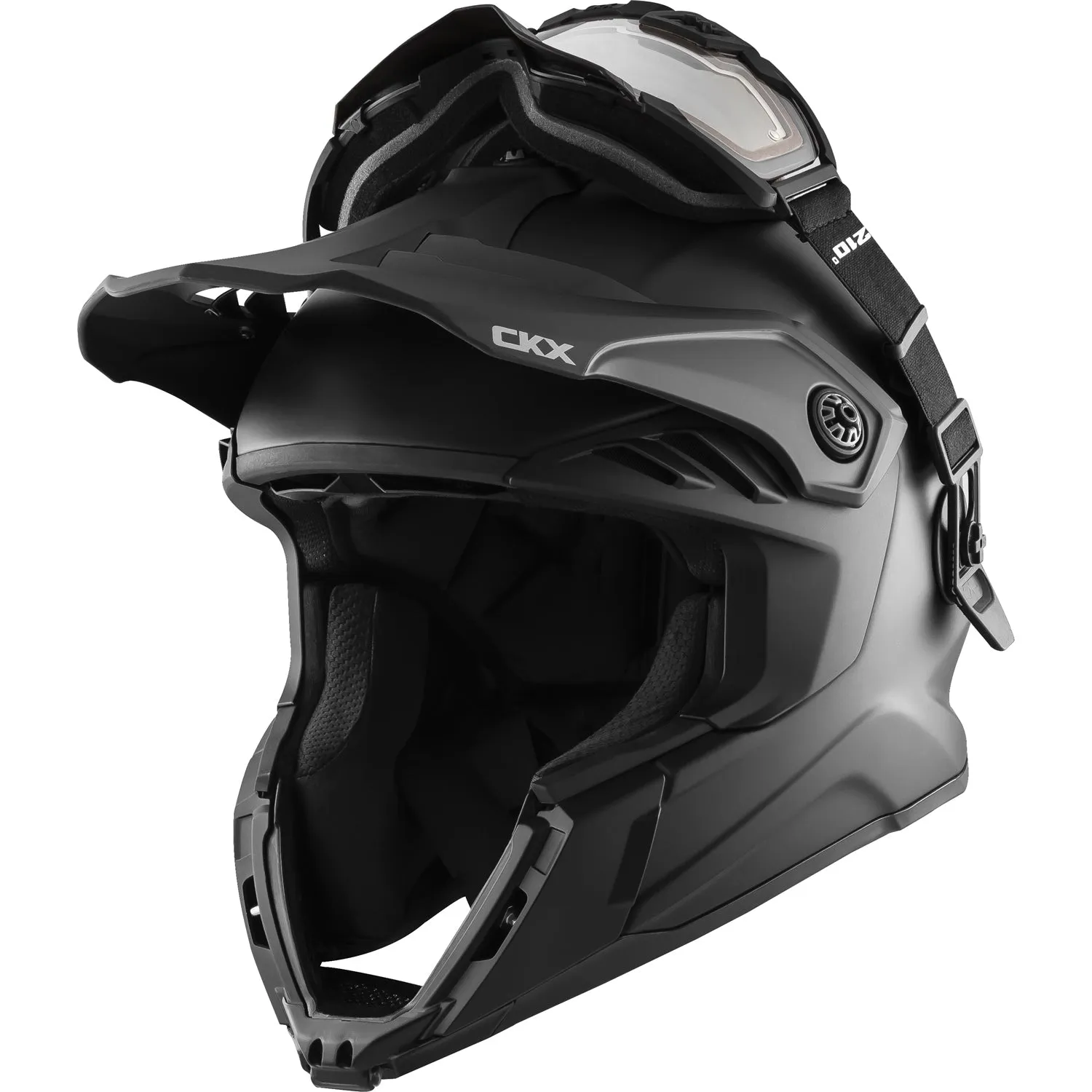 FIBERGLASS SOLID HELMET -  TITAN AIR FLOW - ELECTRIC COMBO