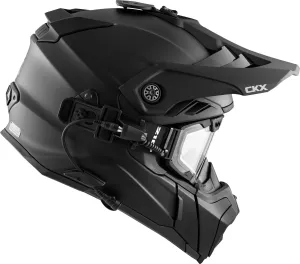 FIBERGLASS SOLID HELMET -  TITAN AIR FLOW - ELECTRIC COMBO