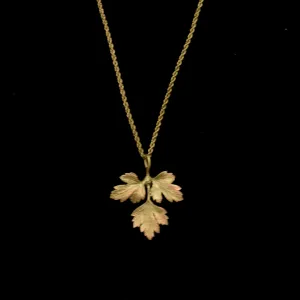 Fine Petite Herb - Parsley Pendant