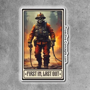 Fire Goon Card - Sticker