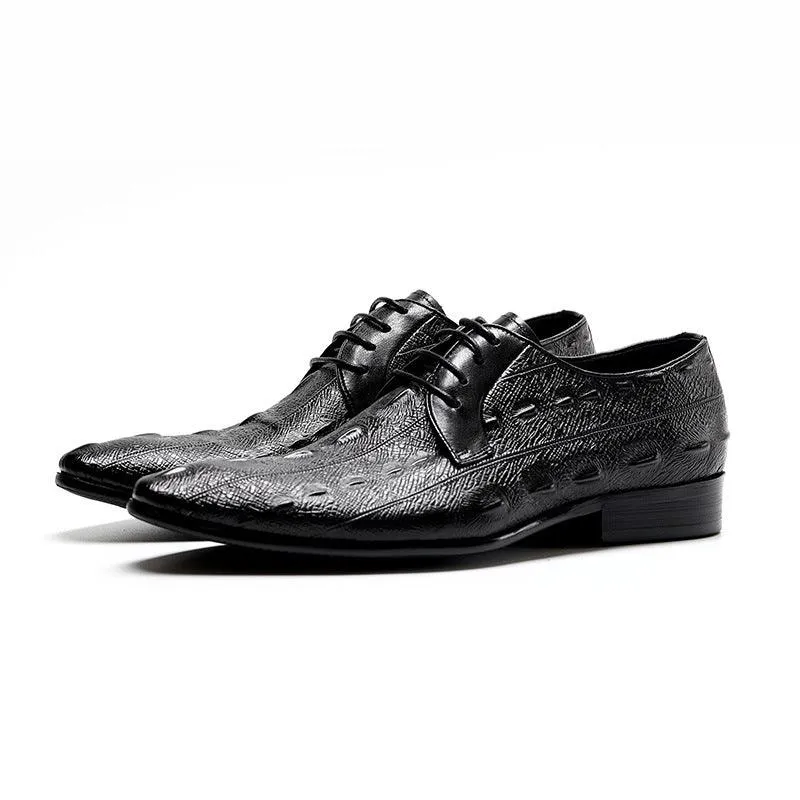 First layer cowhide plus size men's shoes