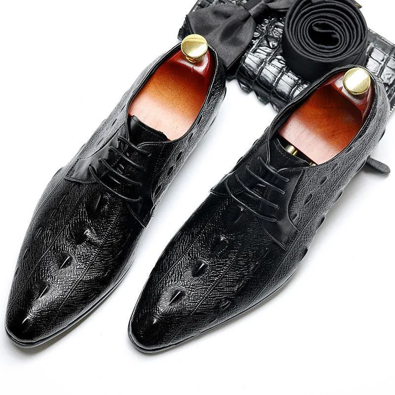 First layer cowhide plus size men's shoes