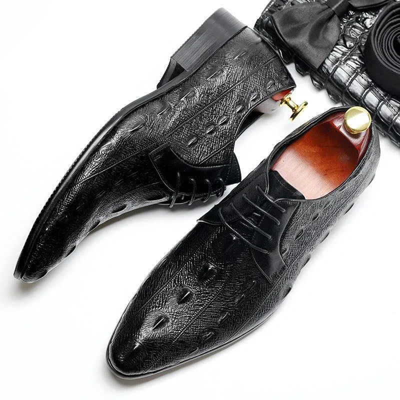 First layer cowhide plus size men's shoes