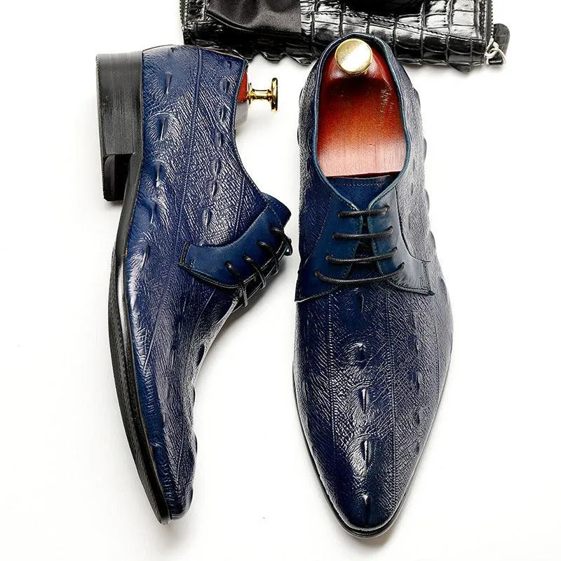 First layer cowhide plus size men's shoes