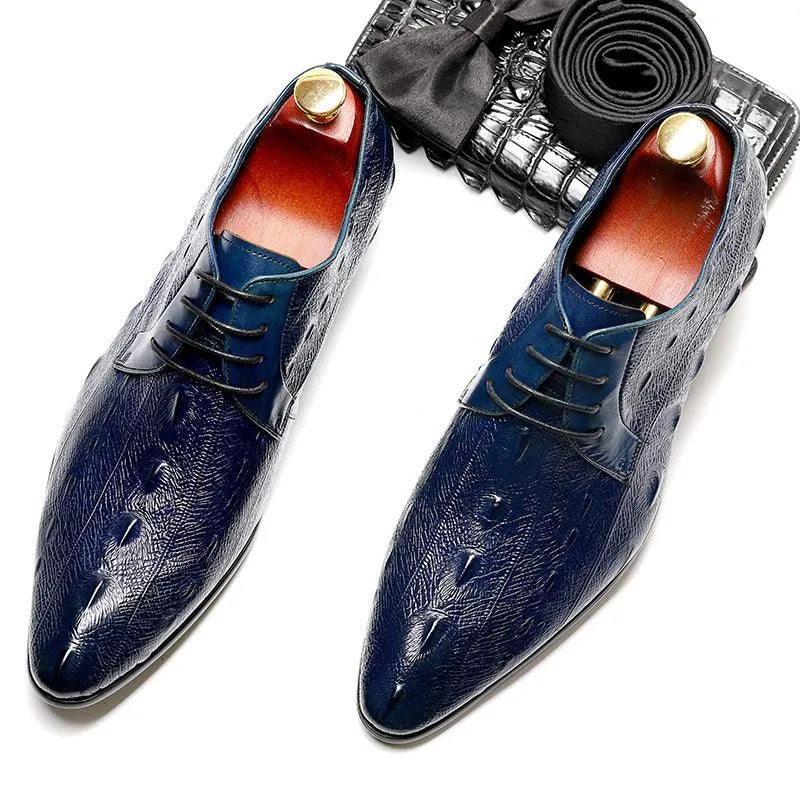 First layer cowhide plus size men's shoes