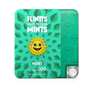 Flintts Mouth Watering Mints  Mint - F-Strength 200