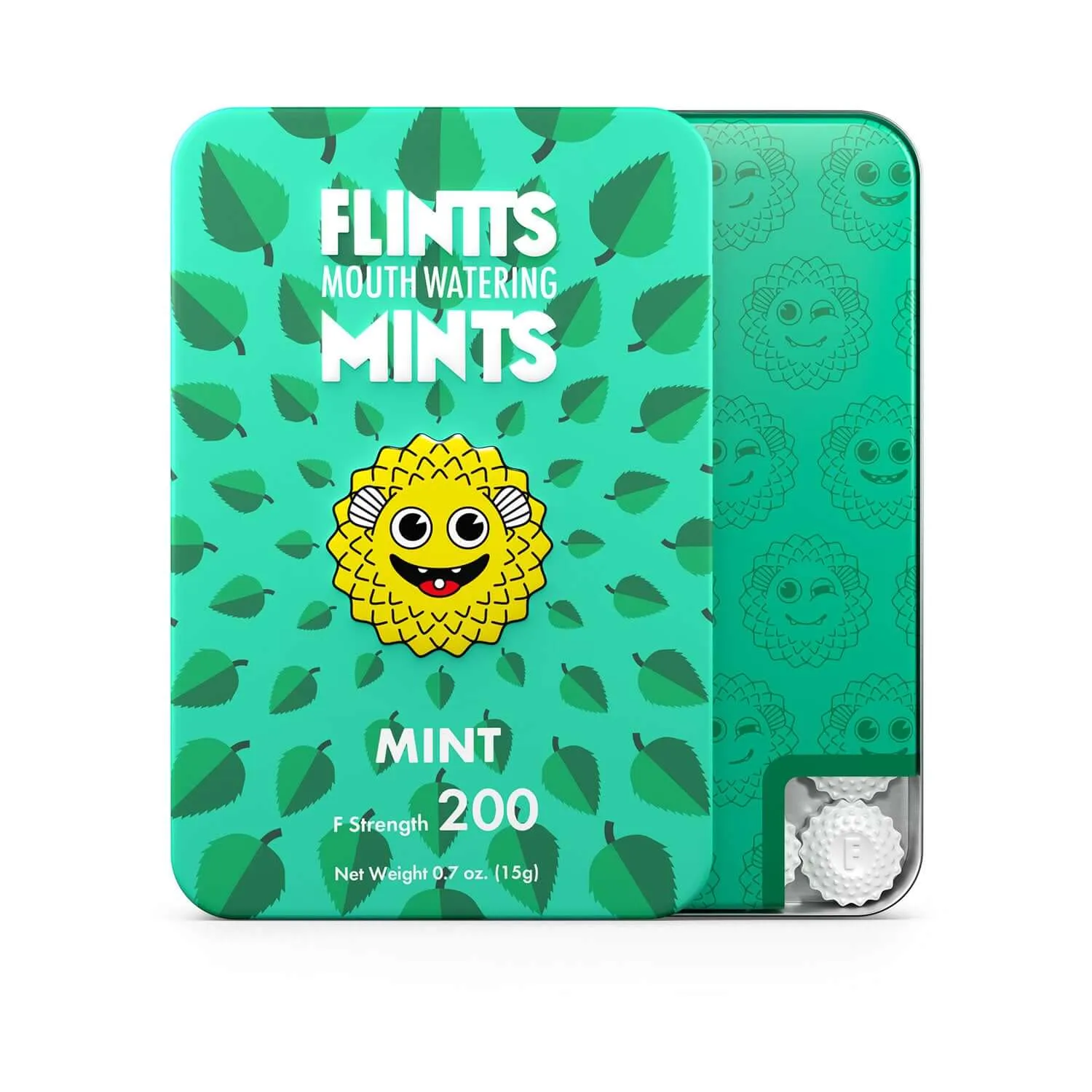 Flintts Mouth Watering Mints  Mint - F-Strength 200