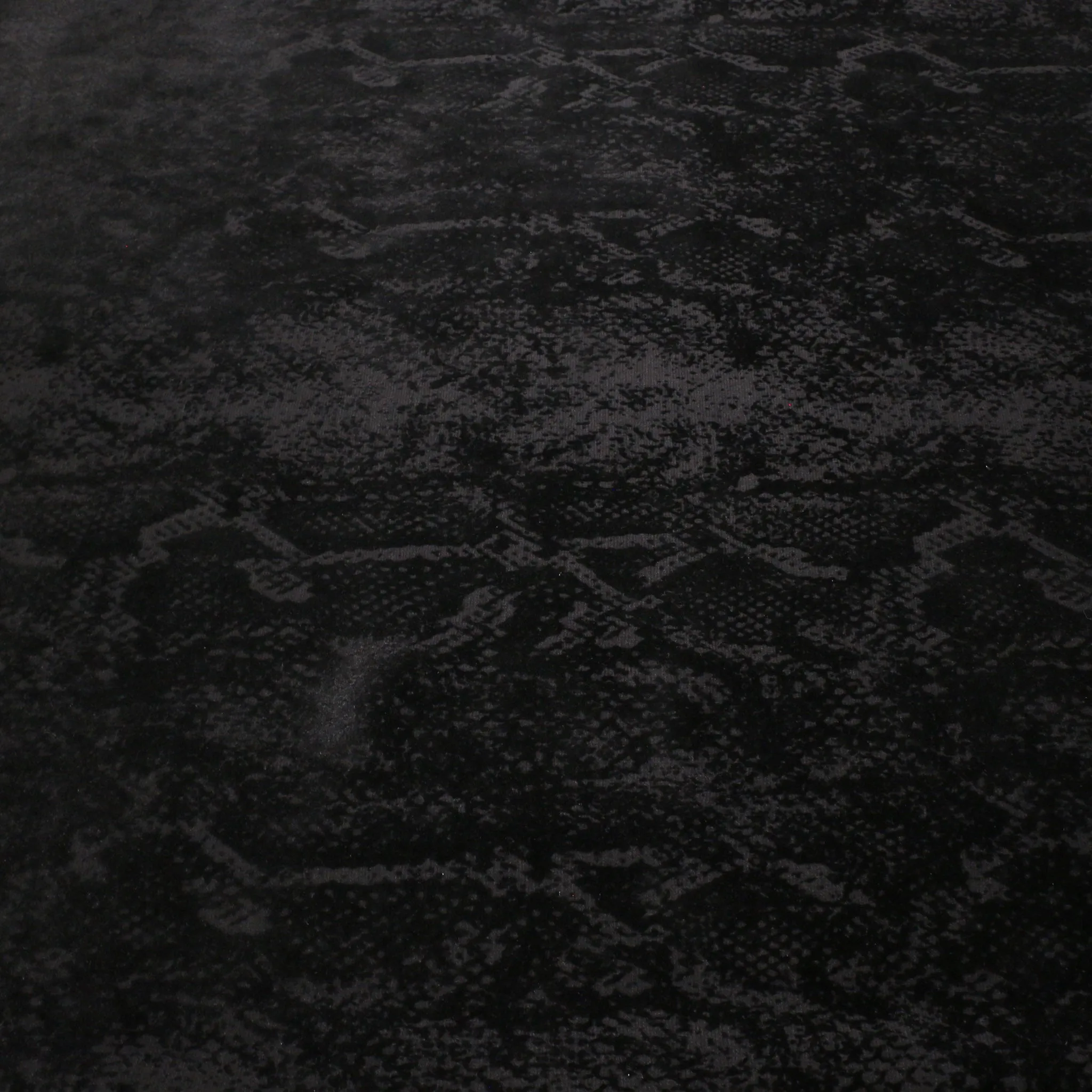 Flocked Ponte Roma fabric -  Snake design