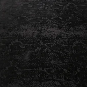 Flocked Ponte Roma fabric -  Snake design
