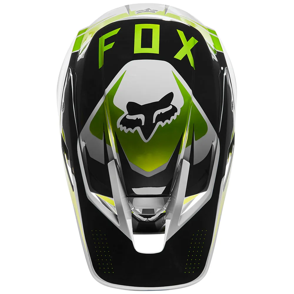 FOX V3 RS MIRER HELMET ECE [FLO YELLOW]