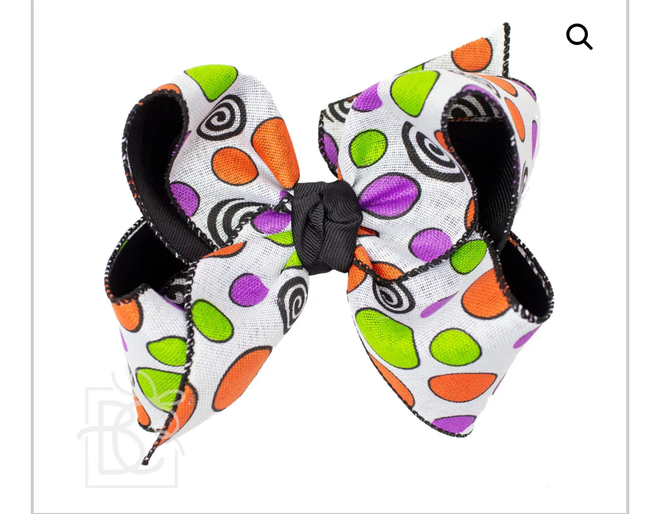 Fright Night Gross Grain Multi Layer Bow