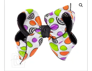 Fright Night Gross Grain Multi Layer Bow