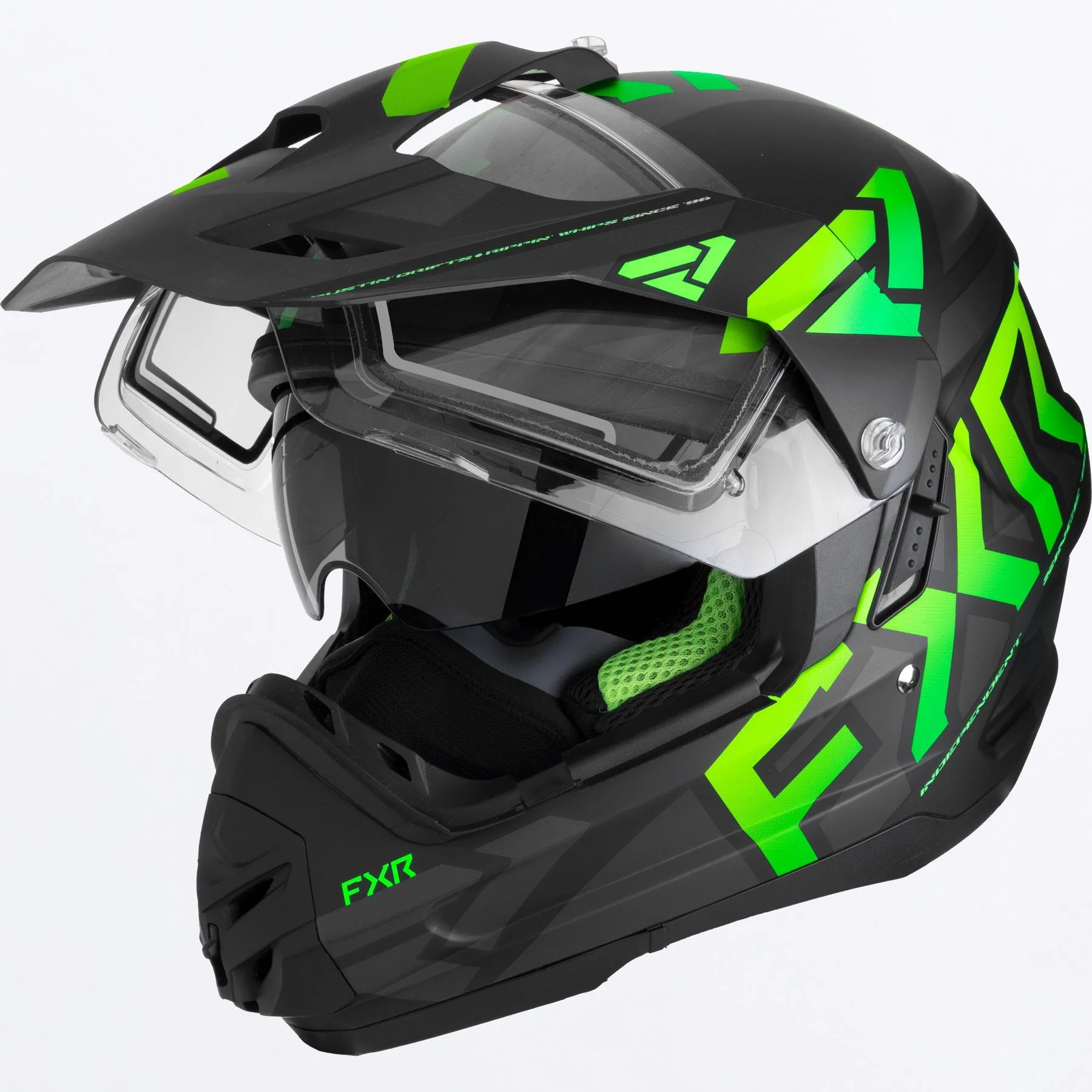 FXR Torque X Team Helmet w/ E Shield & Sun Shade