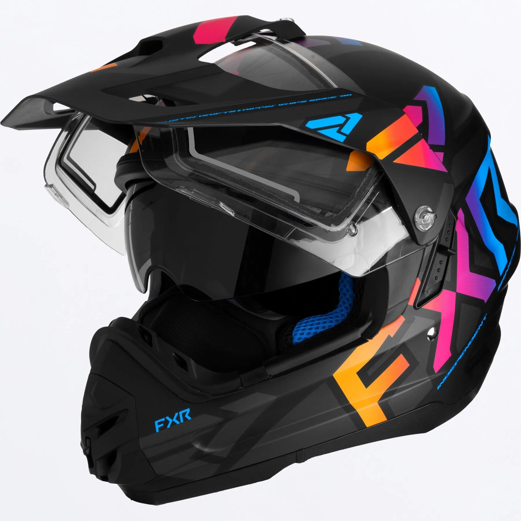 FXR Torque X Team Helmet w/ E Shield & Sun Shade