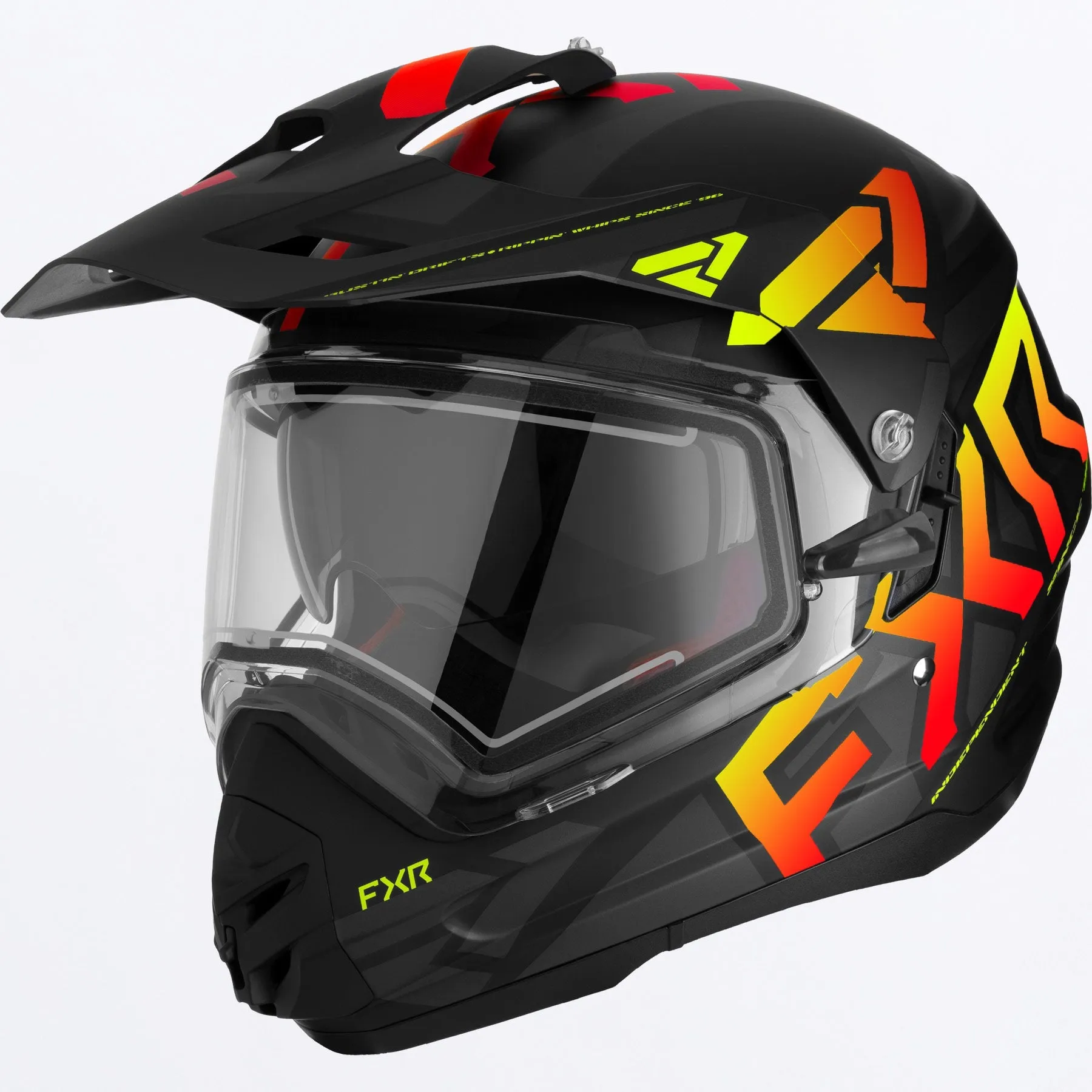 FXR Torque X Team Helmet w/ E Shield & Sun Shade
