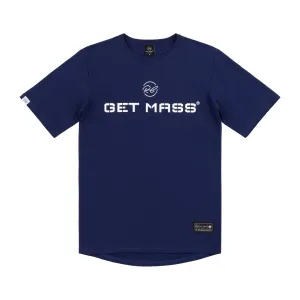 GET MASS - Premium Muscle-Fit T-Shirt. (BLUE)