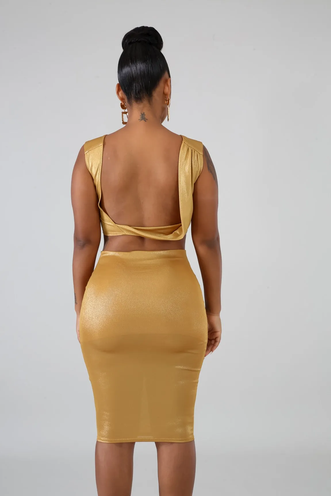 Golden Goddess 2 piece Set