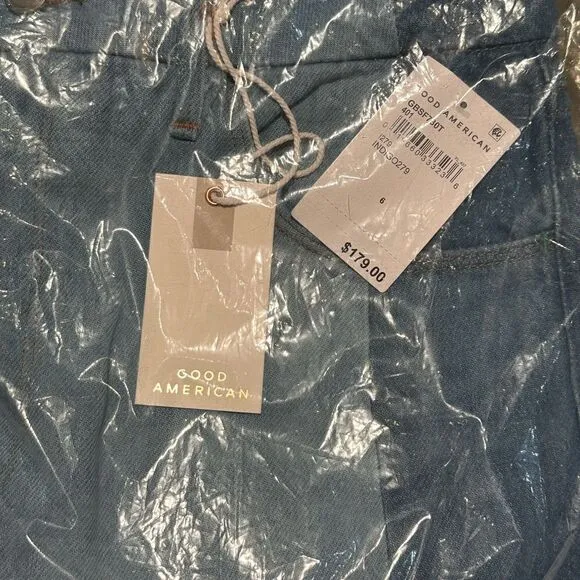 Good America GOOD BOY JEANS REDESIGN BNWT