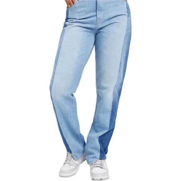 Good America GOOD BOY JEANS REDESIGN BNWT